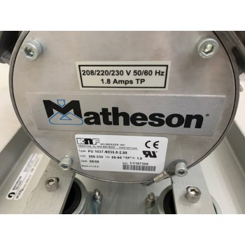 Matheson PU 1037-N035.0-2.99 Diaphragm Vacuum Pump